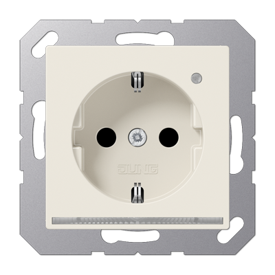 SCHUKO-розетка с LED подсветкой, A1520-OLNW