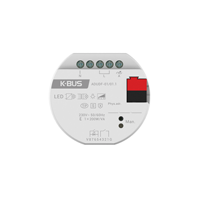 GVS ADUDF-01/01.1 Светорегулятор-актуатор универсальный 1 канал, мини