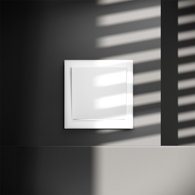 Проходной переключатель встраиваемый VOLTUM S70 одноклавишный с подсветкой 10А, (белый матовый), VLS010402