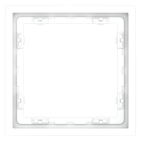 Рамка пластиковая VOLTUM S70 на 1 пост, (белый матовый), VLS100102