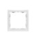 Рамка пластиковая VOLTUM S70 на 1 пост, (белый матовый), VLS100102