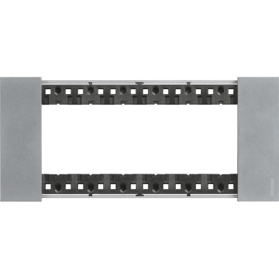 KA4806NW Bticino LIVING NOW. Декоративная рамка 6 модулей.Цвет "Луна", KA4806NW