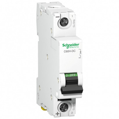 Schneider Electric Acti 9 C60H-DC Автоматический выключатель 1P 1А (C) 250В DC