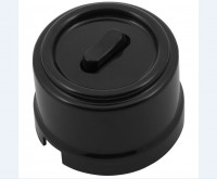 Bironi Выключатель 1-кл. перекрестный, пластик, цвет Коричневый (клавишный), B1-223-22