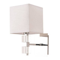 Arte Lamp NORTH, Бра, цвет арматуры - ХРОМ, цвет плафона/декора - БЕЛЫЙ, 1х60W E14, A5896AP-1CC
