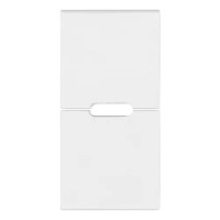 Vimar Две клавиши 1М без символов для персонализации, белые, 19755.B