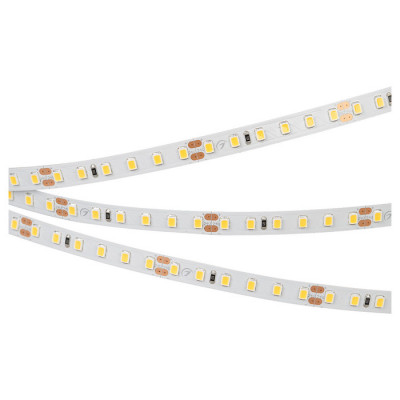 Светодиодная лента RT-A120-8mm 24V Warm3000 (9.6 W/m, IP20, 2835, 5m) (Arlight, Открытый), 024108(2)