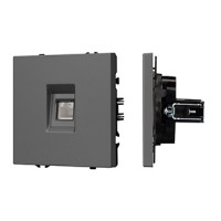 054307 - Механизм компьютерной розетки SCT-NOBE-MPC1-SFPL-GR (RJ-45, CAT6) (Arlight, -)