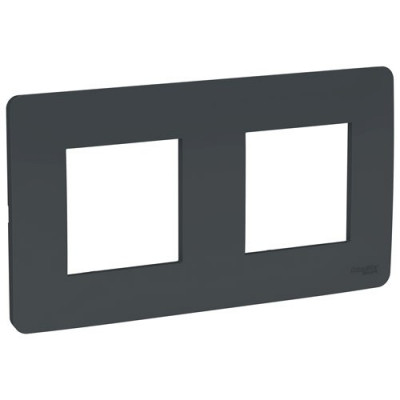 Unica Studio Рамка 2-ная, антрацит