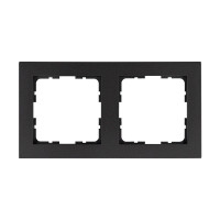 Рамка G-Classic  2-постовая, цвет Антрацит, G1002B, Jasmart Electric