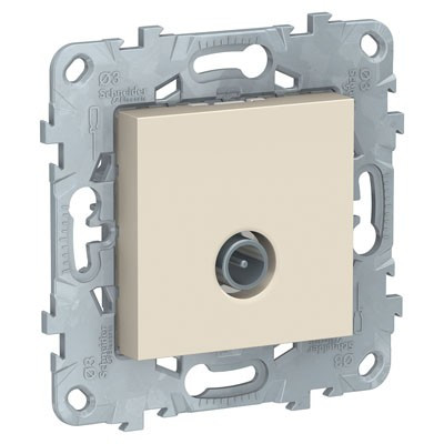 Unica New Розетка TV, оконечная, беж.