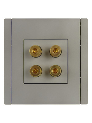 FORTE&PIANO Аудиорозетка 4-мест. FP539 ст. IEK, FP-S40-K46