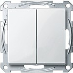 2 клавишн вык-ль без рамки M-TREND, бел