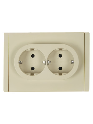 FORTE&PIANO Роз. 2-я с з/к з/ш б/к 16А FP423 ван. IEK, FP-R24-16-1-K10