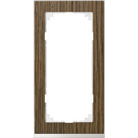 M-Pure D?cor 2-постовая рамка без перегородки, дуб/бриллиантовый белый