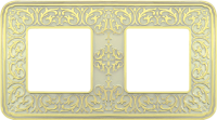 FD01372OP Fede Emporio Рамка 2-ная, Gold White Patina