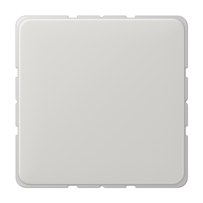 Крышка без отверстий с несущим каркасом для произвольных вырезов; светло-серая, CD594-0LG
