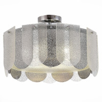 ST LUCE SLE1125-102-06 Светильник потолочный Хром/Прозрачно-Дымчатый E14 6*40W