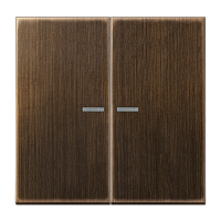 Клавиша для KNX кнопки, 2 группы, с окошком; металл; латунь Antik, ME102KO5AT Клавиша для KNX кнопки, 2 группы, с окошком; металл; латунь Antik, ME102KO5AT
