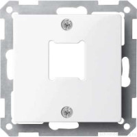 SM Накладка для разъёма LexCom 1хRJ11/RJ45, активно-бел. SM Накладка для разъёма LexCom 1хRJ11/RJ45, активно-бел.