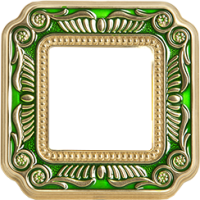 FD01361VEEN Fede Firenze Smalto Italiano Рамка 1-ная, Emerald Green