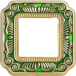 FD01361VEEN Fede Firenze Smalto Italiano Рамка 1-ная, Emerald Green