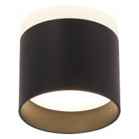 ST LUCE ST102.442.09 Светильник потолочный Черный LED 1*9W 4000K 702Lm Ra>80 120° IP20 D79xH75 170-240V