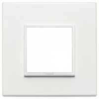 Vimar Накладка Eikon Evo на 2 модуля, белая полностью, 21642.17