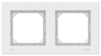 ATN440102 - ATLASDESIGN AQUA 2-постовая РАМКА, IP44, БЕЛЫЙ, Systeme Electric