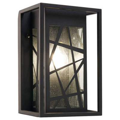 Светильник садово-парковый, 60W 230V E27 черный, PL641 (на стену), Feron 11647