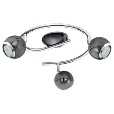 31007 Светодиодный спот BIMEDA, 3X3W (GU10), сталь, никель черный