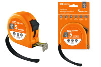 Рулетка, длина 5 м, стальная лента, ширина 19 мм, пластиковый корпус, "Гранит" TDM Electric, SQ1018-0102