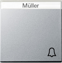 067326 Gira Клавиша с полем для надписи и символом "звонок"