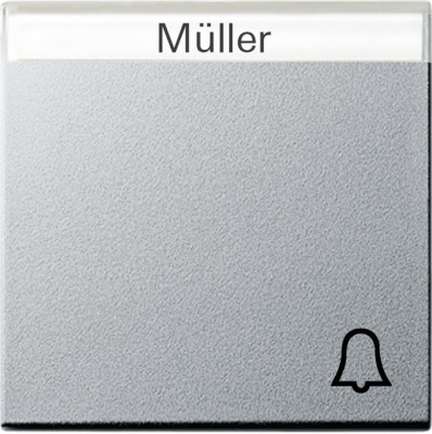 067326 Gira Клавиша с полем для надписи и символом "звонок"