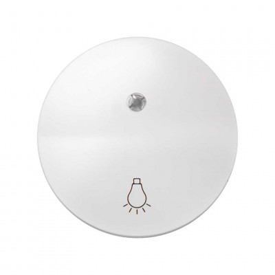 Simon S88 Клавиша с индикатором и пиктограммой "свет" для 75160-39, S88, белый, 88016-30