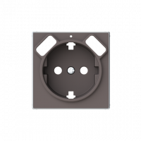 ABB SKY Тауп  Накладка для розетки SCHUKO с 2хUSB ЗУ, арт.8188.3