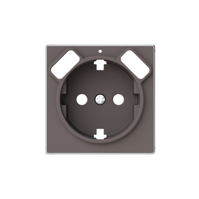 ABB SKY Тауп  Накладка для розетки SCHUKO с 2хUSB ЗУ, арт.8188.3