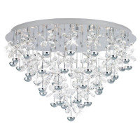 39246 Светодиодная люстра PIANOPOLI с димм., 43х1,8W(LED), ?780, H525, нерж. сталь, хром/хрусталь, п