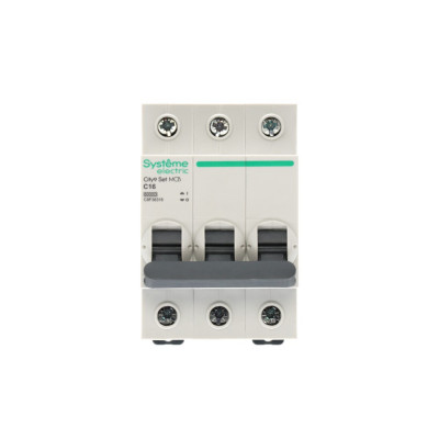 City9 Set Автоматический выключатель (АВ) С 16А 3P 6kA 400В, Systeme Electric, C9F36316