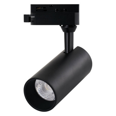 Arte Lamp REGULUS, Трековый светильник, цвет арматуры - черный, цвет плафона/декора - ЧЕРНЫЙ, 13W LED, A4568PL-1BK