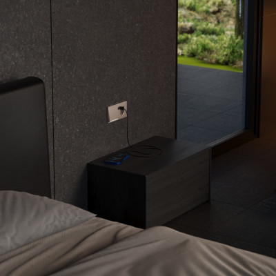 Клавиша для выключателя/переключателя одноклавишного с подсветкой, S70 Metal (платина), VLSM000210