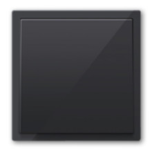 Выключатель 1-клавишный, Donel серия R98, цвет черный