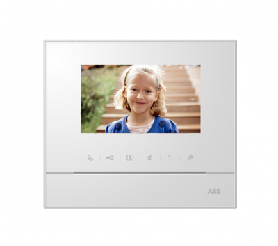 M22311-W - Абонентское устройство, видео 4,3, белый глянцевый - 2TMA070020W0057