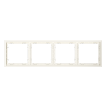 Рамка пластиковая VOLTUM S70 на 4 пост, (хлопок), VLS100413