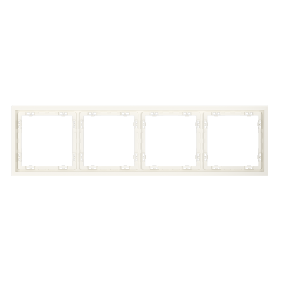 Рамка пластиковая VOLTUM S70 на 4 пост, (хлопок), VLS100413