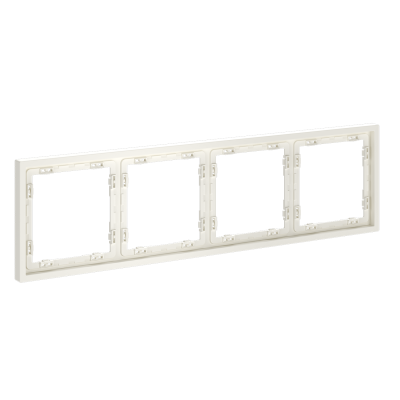 Рамка пластиковая VOLTUM S70 на 4 пост, (хлопок), VLS100413