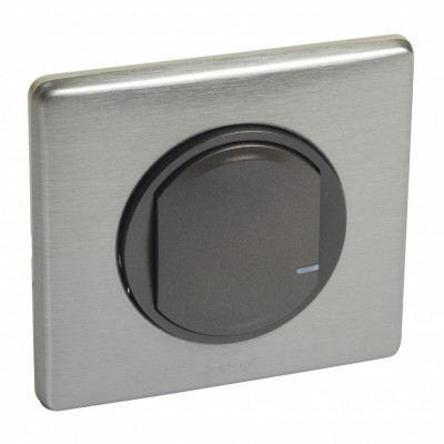 064893 - Celiane with NETATMO.Умный беспроводной выключатель 1-клавишный.Цвет Графит