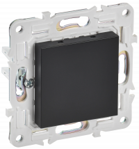 SKANDY Заглушка с суппортом SK-C01Bl черн. IEK, SK-PL10-K02