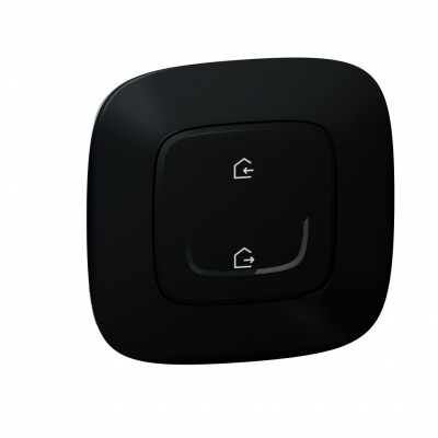 752896 - Valena Allure with NETATMO. Стартовый пакет.  Шлюз WiFi + умная розетка 2К+З 16А 230В + главный беспроводной выключатель "Я дома/Я вне дома". Цвет Антрацит