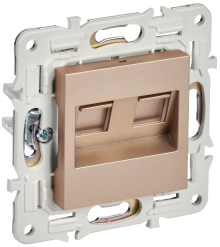 SKANDY Роз. комп. 2-ая RJ45 кат.5E SK-K03Sa песоч. IEK, SK-K20-1-K98